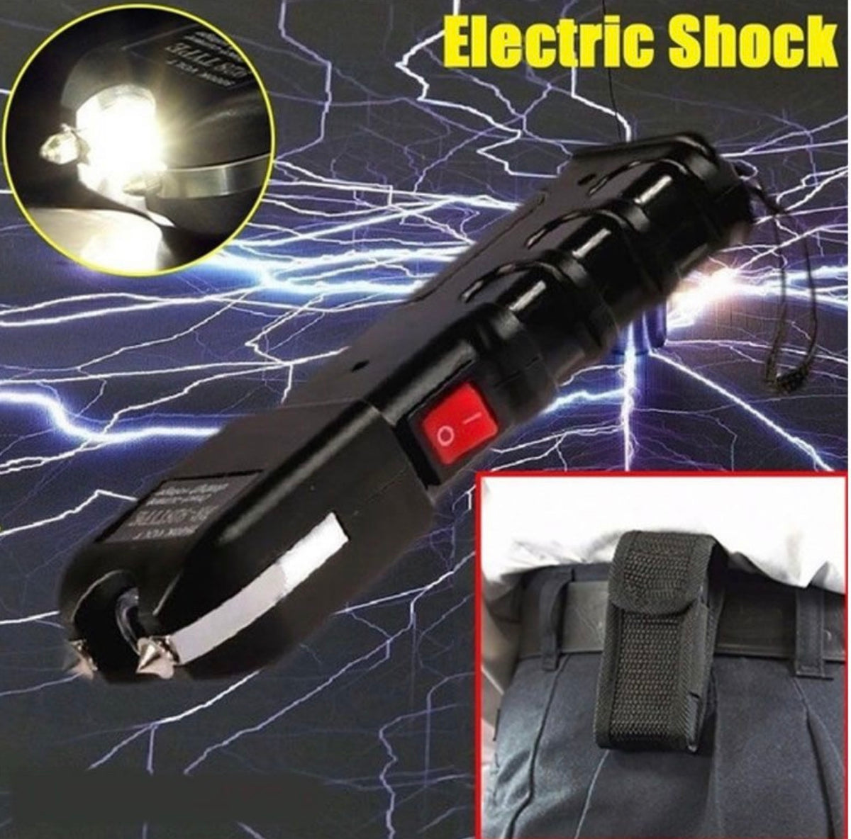 GS 928 Self Defense Stun Gun/Tazer With Flashlight