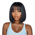 Luxe Sleek Bob Wig with Wispy Bangs